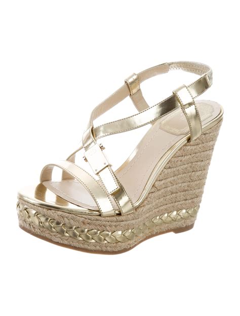 christian dior espadrilles|christian dior sandals with heels.